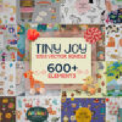 Image of Tiny Joy Kids Vector Bundle Of 600+ Elements / DealClub Exclusive