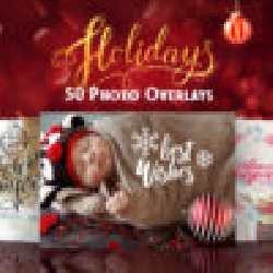 Image of 50 Exclusive Holiday Photo & Text Overlays For FREE...