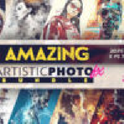 Amazing Artistic Photo FX Bundle With 25 Photoshop Effects