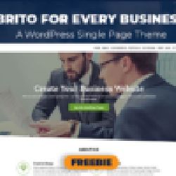 Brito For Your Business - A Single Page WordPress Theme For FREE