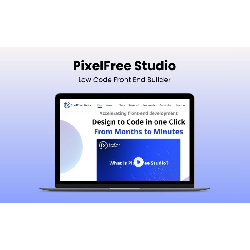 PixelFree Studio – Low Code Front End Builder / Annual Subscription