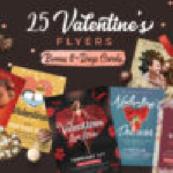 Image of A Bundle Of 25 Valentine's Day Special Business Flyer Designs / DealClub