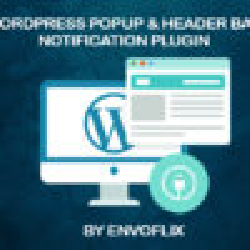 Image of WordPress Popup and Header Bar Notification Plugin By EnvoFlix