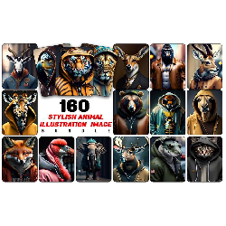 160+ Stylish Animal Images Bundle