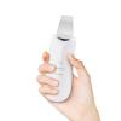 White Color USB Rechargeable Electric Sonic Skin Scrubber Handheld Device